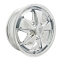 911 Alloy Wheel, All Chrome, 6 Wide, 5 on 130mm