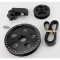 Serpentine Belt Pulley System,Black Anodized for Type 1 VW