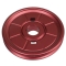 Stock Crank Pulley, Aluminum S tock Look VW Pulley, Red