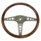 Steering Wheel, 31mm Wood Grip, 18 Diameter for Type 2 Bus