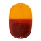 Tail Light Lens, for Type 2 Bus 62-71, Amber/Red Each