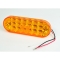 Led Oval Tail Light, Amber, Sold Each