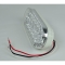 Led Oval Tail Light, Clear/White, Sold Each