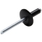 ALLSTAR PERFORMANCE ALL18013 Large Head Rivet Black 250pk A