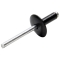 ALLSTAR PERFORMANCE ALL18053 Large Head Rivet Black Aluminum 250pk ALL18053