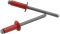 ALLSTAR PERFORMANCE ALL18120 Small Head Rivet Red 250pk ALL