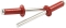 ALLSTAR PERFORMANCE ALL18122 Small Head Rivet Red Aluminum 250pk ALL18122