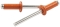 ALLSTAR PERFORMANCE ALL18137 Small Head Rivet Orange Aluminum 250pk ALL18137