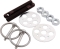 ALLSTAR PERFORMANCE ALL18473 Lightweight Aluminum Hood Pin Kit 3/8in Black ALL18473