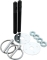ALLSTAR PERFORMANCE ALL18484 Aluminum Hood Pin Kit 3/8in Black ALL18484