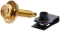 ALLSTAR PERFORMANCE ALL18559 Body Bolt Kit w/ Clips 10pk Gold ALL18559