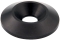 Countersunk Washer Black 1/4in x 1in 50pk ALL18663-50