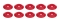 ALLSTAR PERFORMANCE ALL18692 Countersunk Washer Red 10pk ALL18692