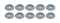 ALLSTAR PERFORMANCE ALL18850 Body Bolt Washer Plastic Silver 10pk ALL18850