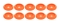 ALLSTAR PERFORMANCE ALL18854 Body Bolt Washer Plastic Fluorescent Orange 10pk ALL18854