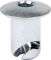 ALLSTAR PERFORMANCE ALL19162 Oval Head Allen Fasteners 7/16.500in 10pk Steel ALL19162
