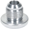 ALLSTAR PERFORMANCE ALL50760 AN Weld Bung 4 AN Male Aluminum ALL50760