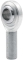 ALLSTAR PERFORMANCE ALL58022 Rod End LH 3/4 Male Steel ALL58022