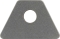 ALLSTAR PERFORMANCE ALL60018 3/16in Flat Tabs 4pk 1/2in Hole ALL60018