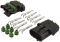 ALLSTAR PERFORMANCE ALL76267 3-Wire Weather Pack Connector Kit ALL76267