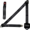 ALLSTAR PERFORMANCE ALL98115 Seat Belt Retractable 3pt Black ALL98115