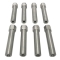 JayCee Valve Cover Nuts, Silver