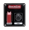 QUICKCAR RACING PRODUCTS QRP50-803 Black Plate, 1 Switch & 1 Button w/ Flip Cover 50-803
