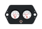 QUICKCAR RACING PRODUCTS QRP61-2205 Gauge Panel 2in Open Wheel w/Switch 61-2205