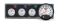 QUICKCAR RACING PRODUCTS QRP61-6742 Black 3-1 Gauge Panel OP/WT/FP/5 In Tach 61-6742