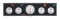 3-1 Gauge Panel w/ Tach Black61-67513