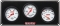 QUICKCAR RACING PRODUCTS QRP61-7017 Extreme 3 Gauge Panel OP/WT/VT 61-7017