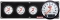 QUICKCAR RACING PRODUCTS QRP61-7742 Extreme 3-1 Gauge Panel OP/WT/FP/5 In Tach 61-7742