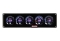 QUICKCAR RACING PRODUCTS QRP67-4057 Digital 4-1 Gauge Panel OP/WT/OT/VT/Tach 67-4057