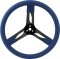 Blue 15 In  Steel Steering Wheel 68-0032