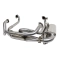 IAP 00-3762-0 Sideflow Exhaust, 1-5/8 with Quiet Muffler, Stainless