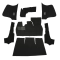 EMPI 00-3980-0 Carpet Kit, 7 Piece with Footrest, for Beetle Convert 58-70