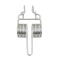 IAP 00-8661-0 Deck Lid Spring, for Beetle, Chrome, Sold Each