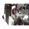 Pulley Guard, Chrome with Louvers, for Aircooled VW