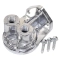 EMPI 3015 Oil Filter Adapter, Upwards Facing Ports
