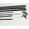 Window Scrapers, Snap In, for  1 Piece Window, Beetle 58-64