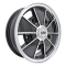 EMPI 10-1086-0 Brm Wheel, Black with Polished Lip, 17x7, 5 On 205mm VW