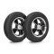 EMPI 10-2006-0 Wheel Tire Combo, BRM Black Polished, Big Tire 165/80R15
