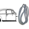 Foreign Parts Distributors 111-831-722A Door Seal, Right Side, fits Beetle 47-66