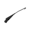 EMPI 111-955-407H Wiper Arm Left, Black, For Beetle 73-77, Super 71-72