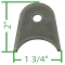 Tab, 1 1/2 Radius, 5/16 Hole