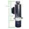 Power Steering Reservoir, with Filter, Bolt On Style