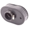 Oval Air Cleaner, 2 Inlet, 4.5x7 Oval, 2.75 Tall