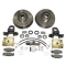 EMPI 22-2996-0 Porsche 356 Front Disc Brake Kit, 5 on 205mm