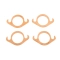 Exhaust Gaskets, 1-5/8 Copper Slip-in, 4 Pack