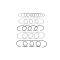 EMPI 98-1890-B Total Seal Ring Set, 85.5mm, 2x2x5, for Aircooled VW